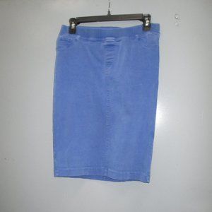 Kikiriki Women's Skirt Size M Blue Color 100% Cotton  Women's Jeans Skirt